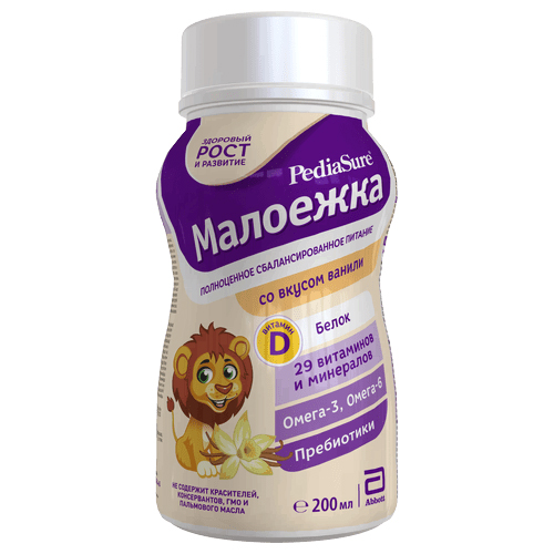 ПедиаШур Малоежка 1 со вкусом ванили 200мл